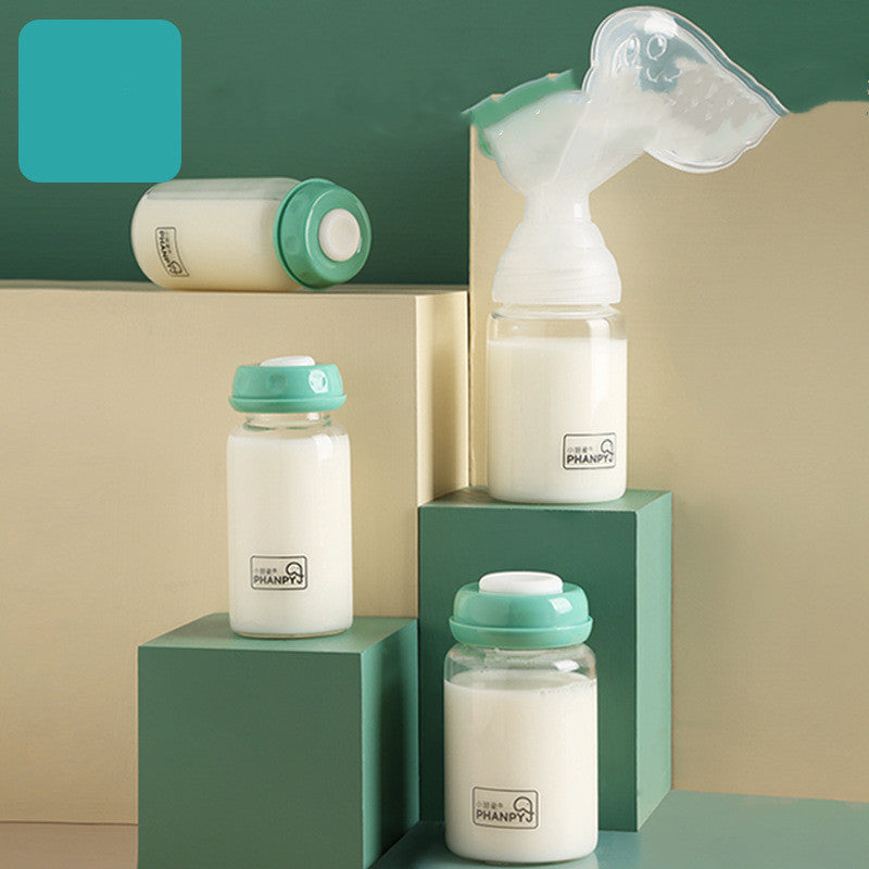 Breast Milk Storage Glass Bottle