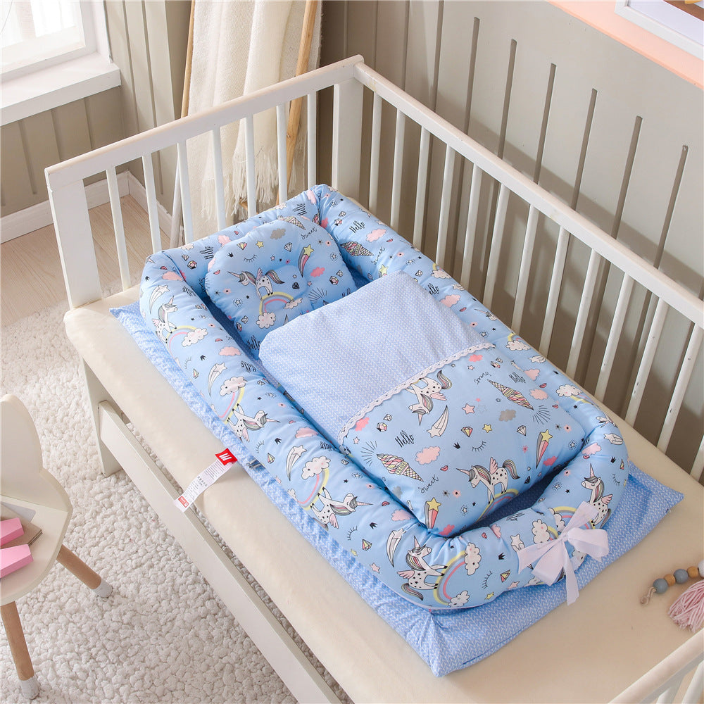Anti-Pressure Newborn Foldable And Portable Crib