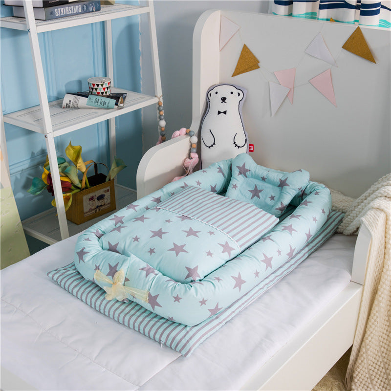 Anti-Pressure Newborn Foldable And Portable Crib