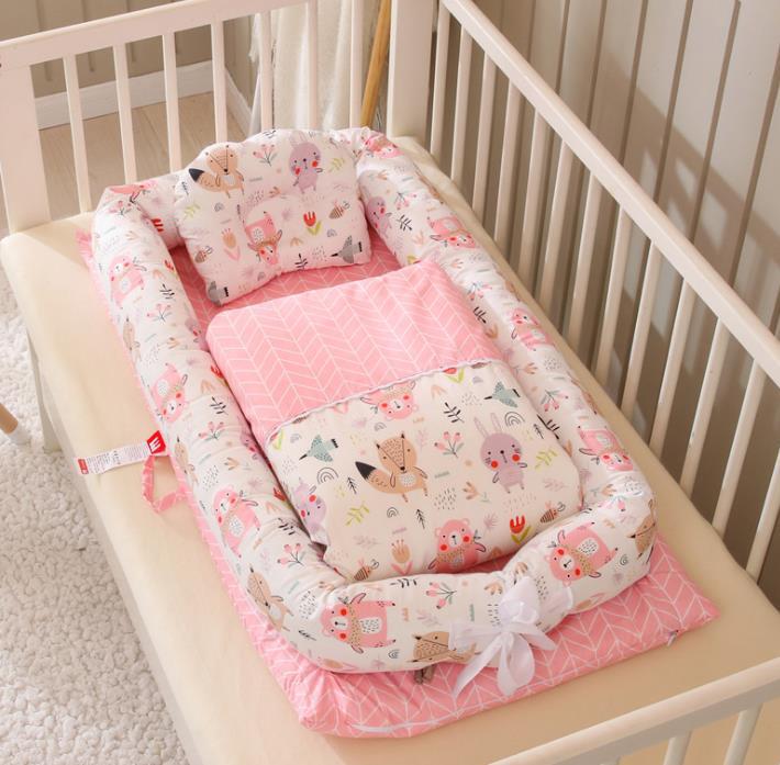 Anti-Pressure Newborn Foldable And Portable Crib