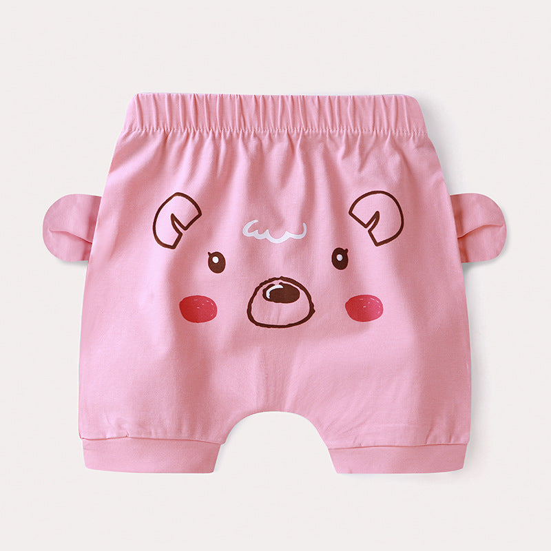 Baby Cotton Shorts  Newborn Pants Thin Fashion Casua Pants