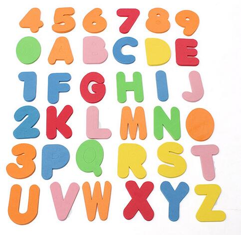 36PCS Letters And Numbers For Kids