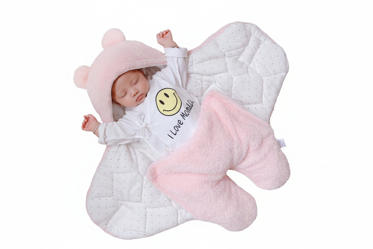Baby Sleeping Bag Envelope for Newborn Baby Winter Swaddle Blanket
