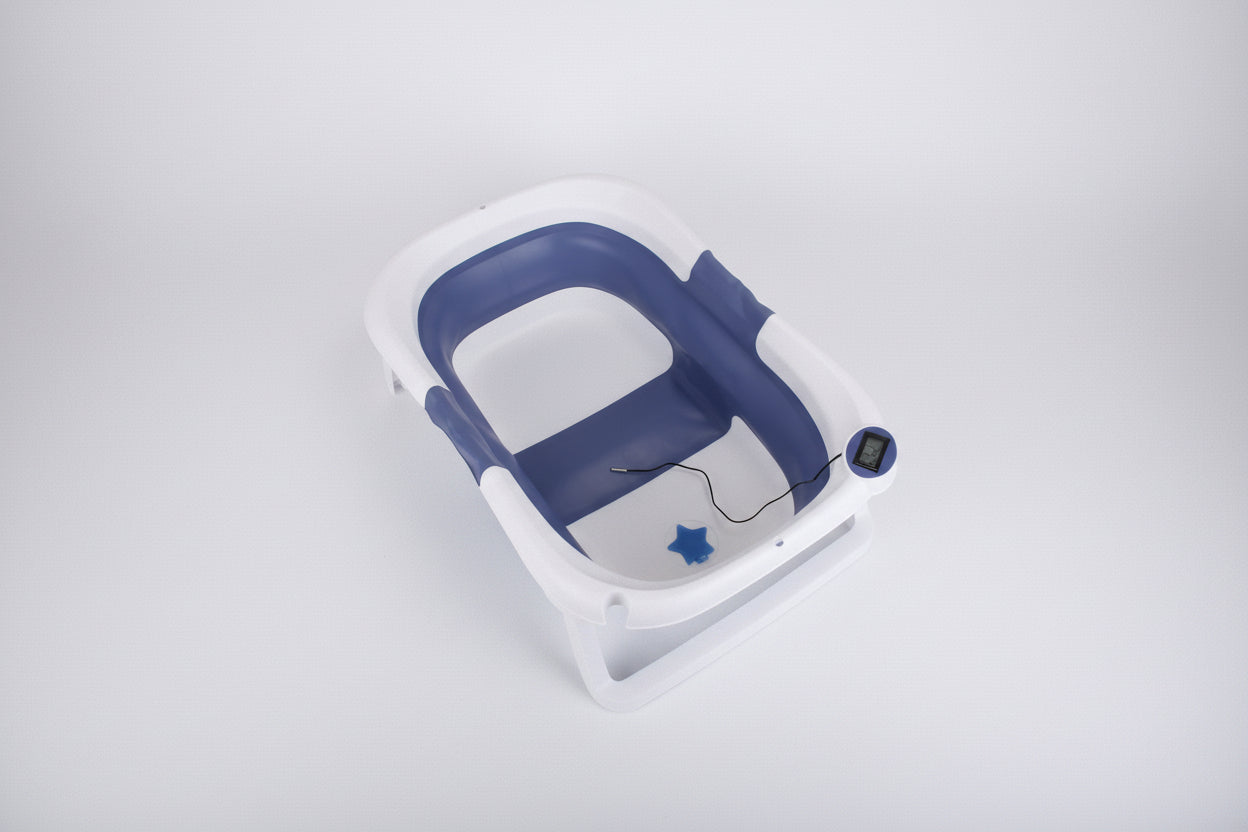 1Pc Baby Bathtub With Thermometer