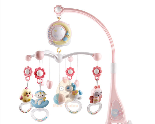 Baby Rattles Mobile Toy Holder For Crib