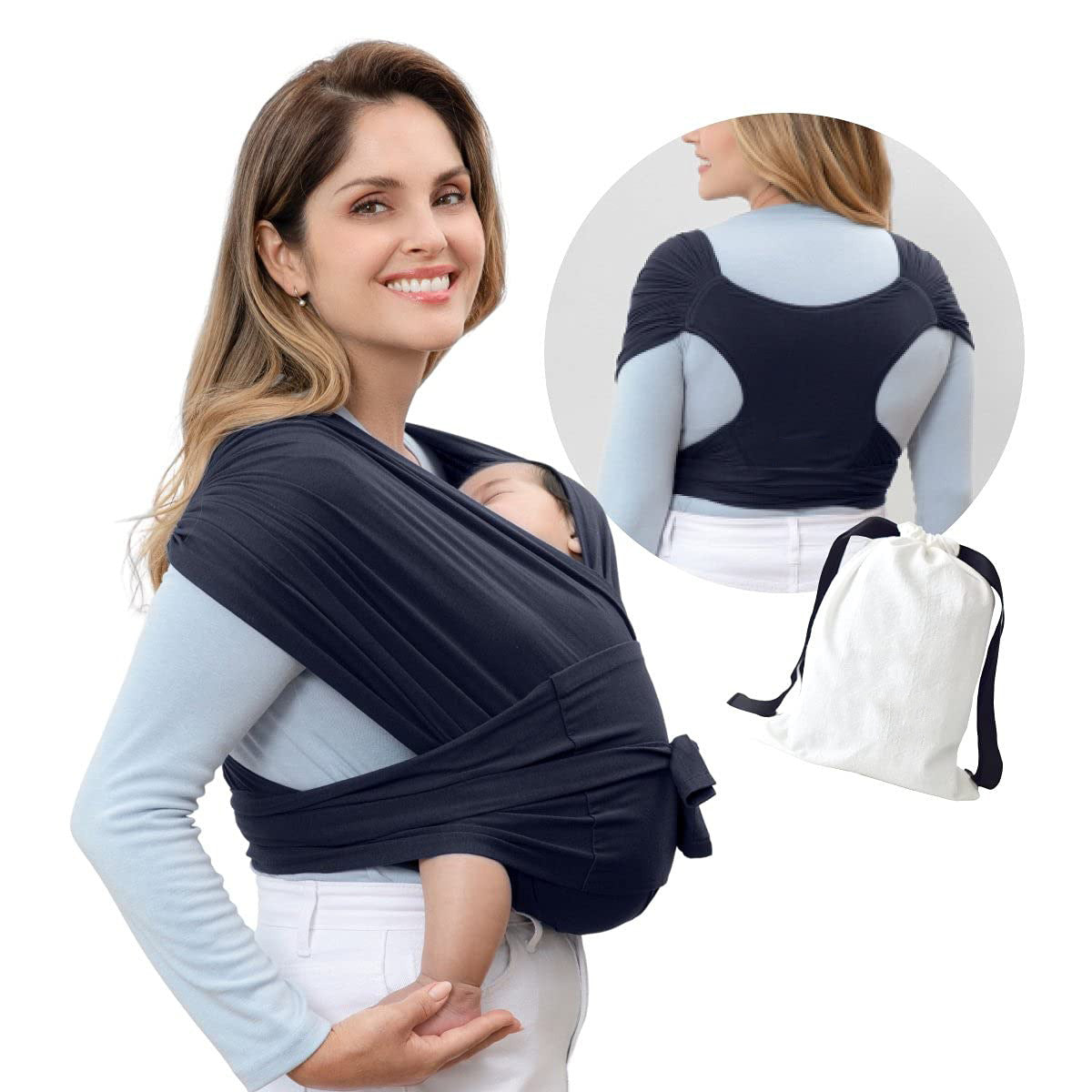 Keep your baby cool and close with our breathable summer cotton cross baby carrier, designed for all-day comfort in colors black.