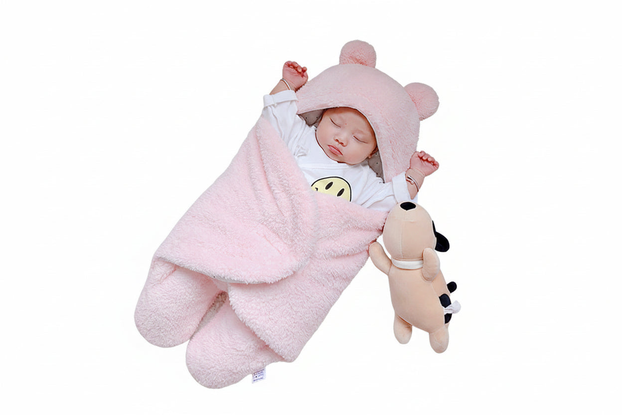 Baby Sleeping Bag Envelope for Newborn Baby Winter Swaddle Blanket