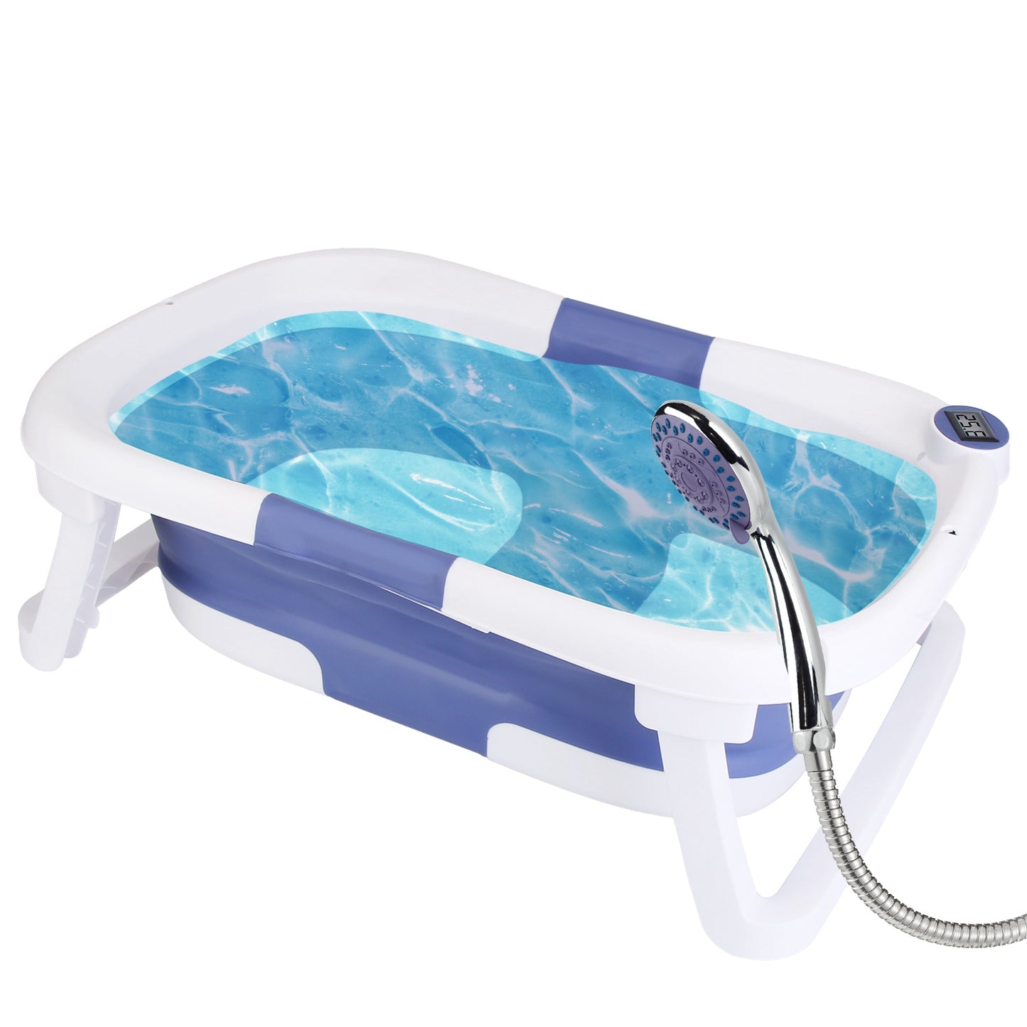 1Pc Baby Bathtub With Thermometer