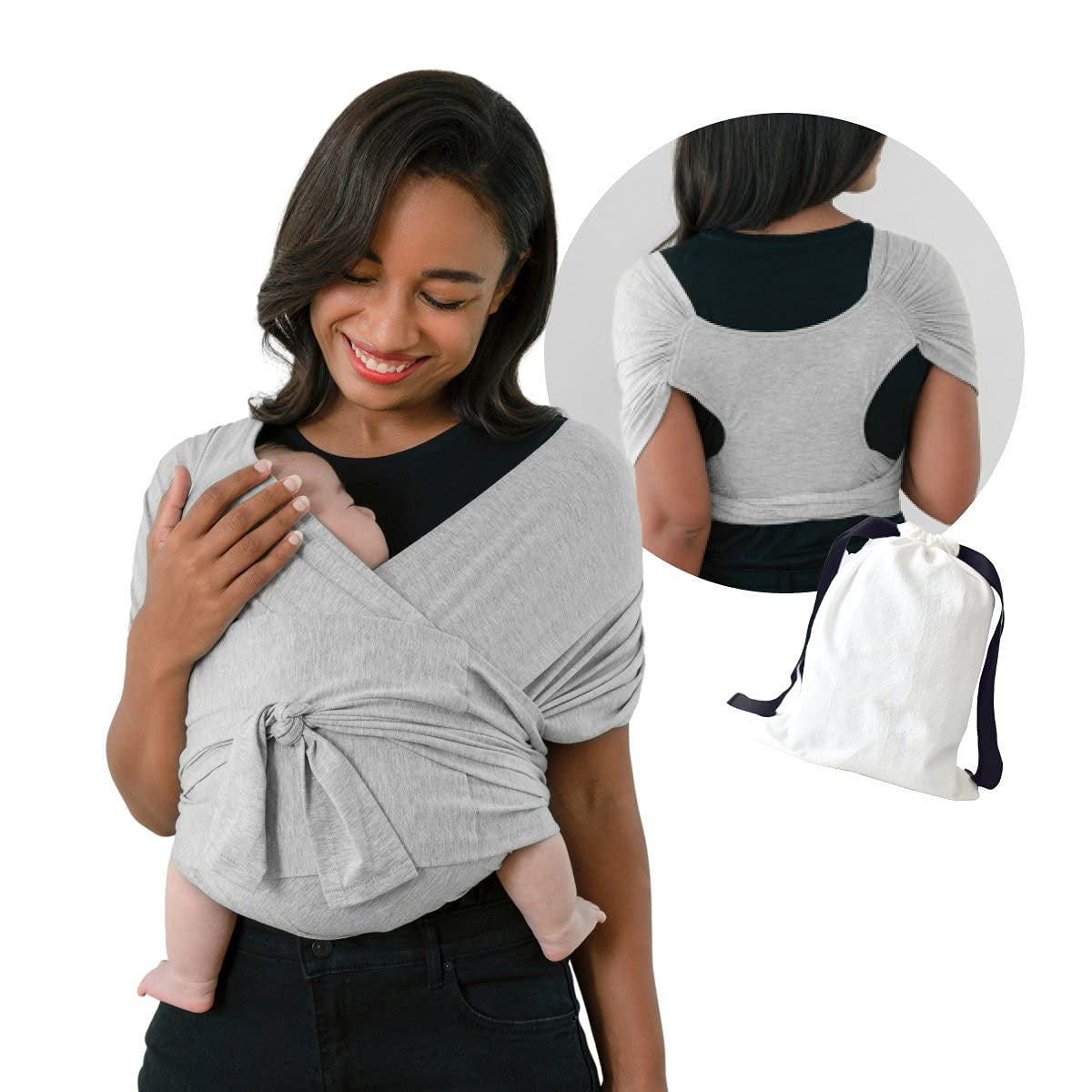 Keep your baby cool and close with our breathable summer cotton cross baby carrier, designed for all-day comfort in colors white.